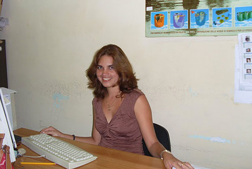 Student at work in Havanna